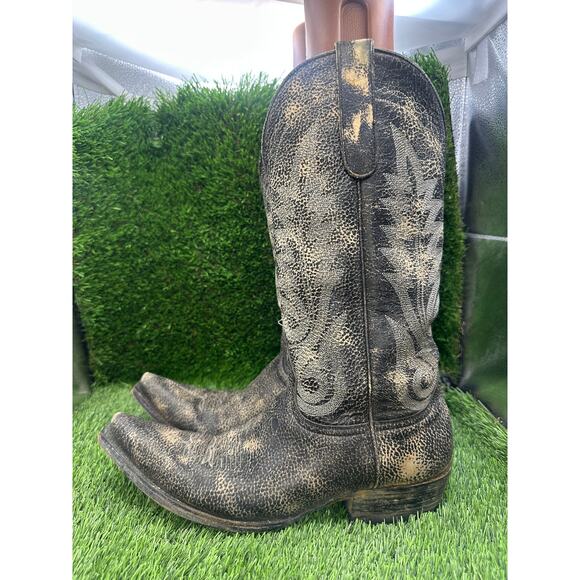 Old Gringo Nevada 13 175-204 Western Boot Men\'s 8.5D Black Leather Cowboy Ranch main image 5